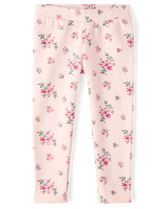 Baby And Toddler Girls Floral Winter Warm Leggings