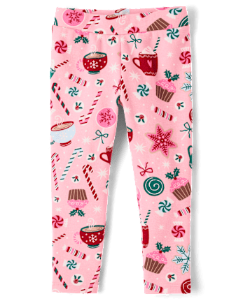 Baby And Toddler Girls Holiday Winter Warm Leggings