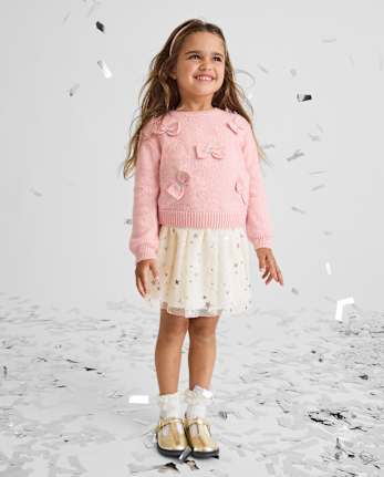 Toddler Girls Foil Star Tutu Skirt