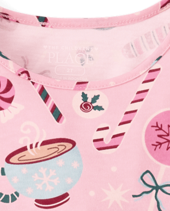 Robe babydoll imprimée pour bébés et petites filles