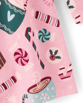 Robe babydoll imprimée pour bébés et petites filles