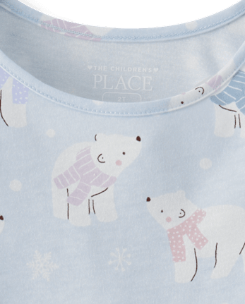 Baby And Toddler Girls Print Babydoll Dress