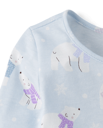 Baby And Toddler Girls Print Babydoll Dress