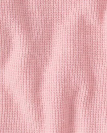 Toddler Girls Waffle Sweater 2-Piece Outfit Set