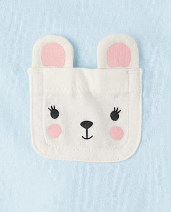 Toddler Girls Polar Bear Top 3-Pack