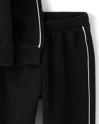 Toddler Girls Puff Graphic Premium Fleece 2-Piece Outfit Set