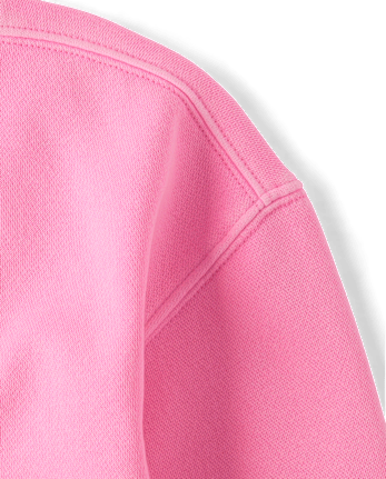 Toddler Girls Garment Dyed Premium Fleece Sweatshirt