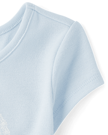 Girls Embellished Graphic Baby Tee