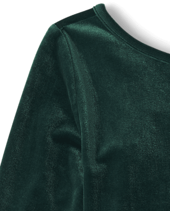 Girls Velour Bubble Dress