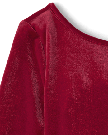Robe à bulles en velours pour filles