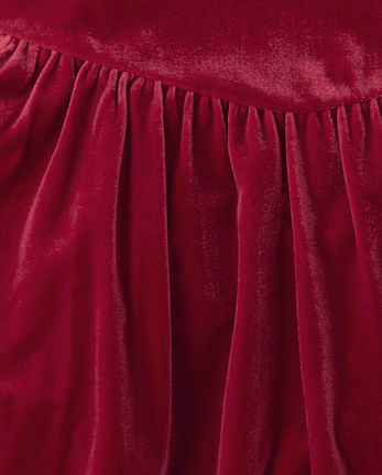 Robe à bulles en velours pour filles