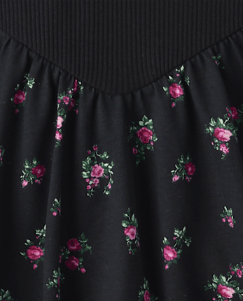 Robe fleurie taille V pour fille