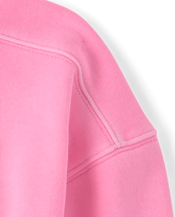 Girls Garment Dyed Premium Fleece Sweatshirt