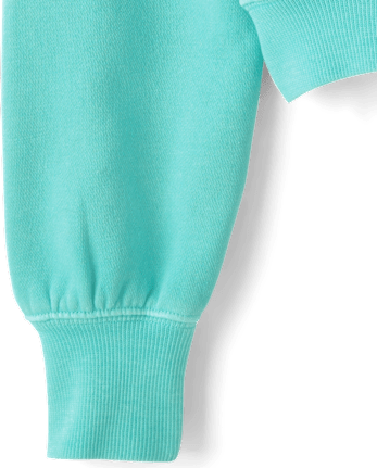 Girls Garment Dyed Premium Fleece Sweatshirt