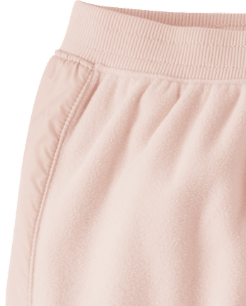 Girls Microfleece Cargo Jogger Pants