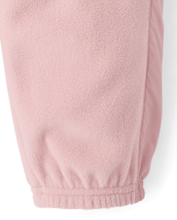 Girls Microfleece Cargo Jogger Pants