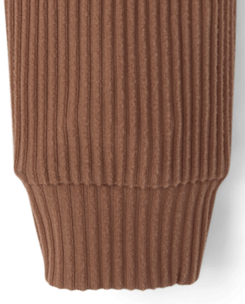 Girls Plush Rib Jogger Pants