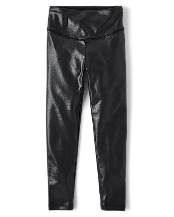 Girls High Shine Leggings