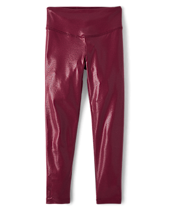 Girls High Shine Leggings