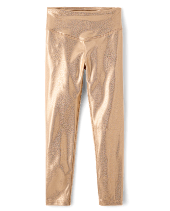 Girls High Shine Leggings