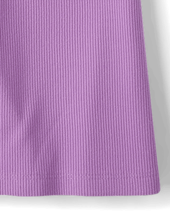 Girls Sueded Rib Flare Leggings