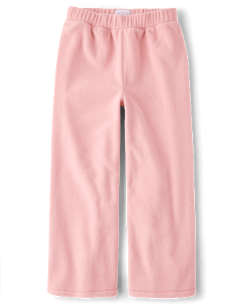 Girls Microfleece Wide Leg Sweatpants