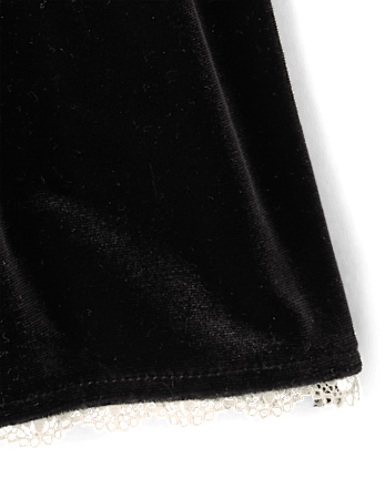 Girls Smocked Velour 2-Piece Outfit Set