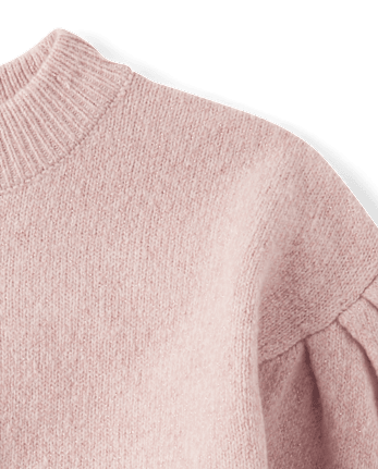 Girls Sequin Bow Sweater