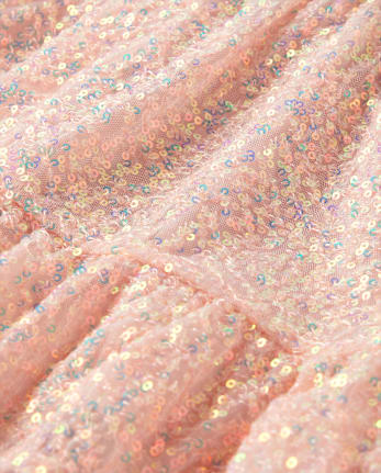Girls Sequin Tiered Skirt