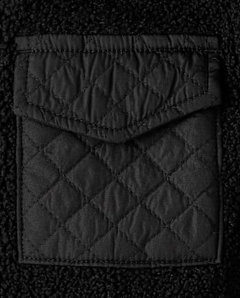 Girls Sherpa Shacket