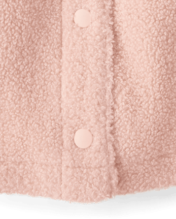 Girls Sherpa Shacket