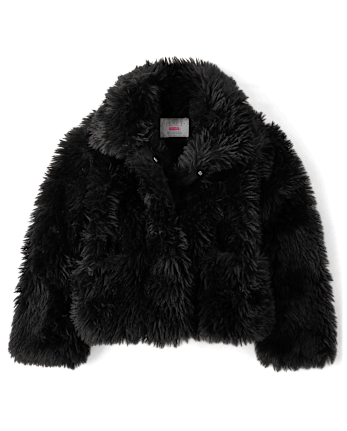 Girls Faux Fur Coat