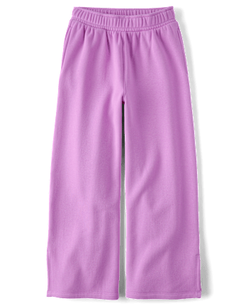 Girls Winter Warm Wide Leg Lounge Pants