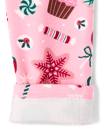 Girls Print Winter Warm Leggings