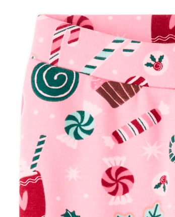 Girls Print Winter Warm Leggings