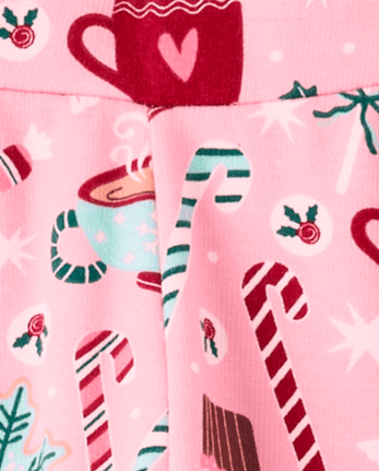Girls Print Winter Warm Leggings