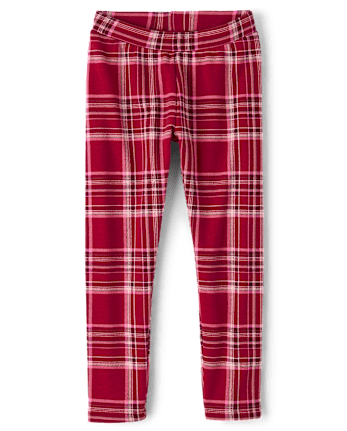 Girls Print Winter Warm Leggings