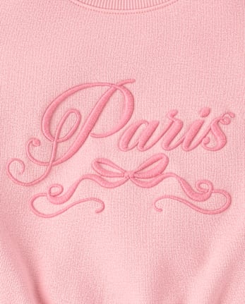 Girls Embellished Winter Warm Sweatshirt