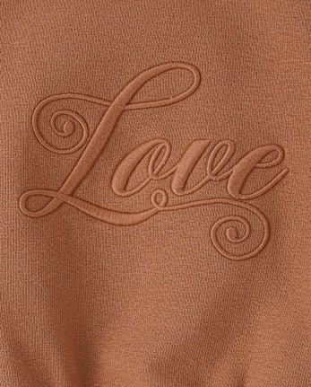 Sweat-shirt chaud d'hiver orné pour filles