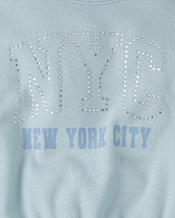 Girls Embellished Winter Warm Sweatshirt