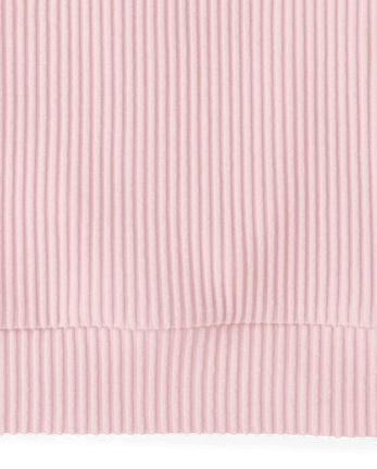 Sweat à capuche côtelé en peluche pour fille