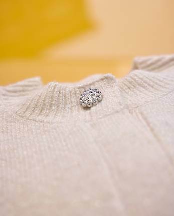 Girls Shimmer Sweater Cardigan