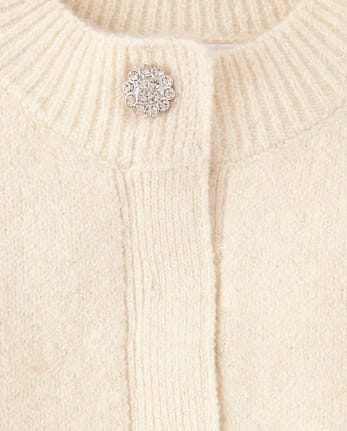Girls Shimmer Sweater Cardigan