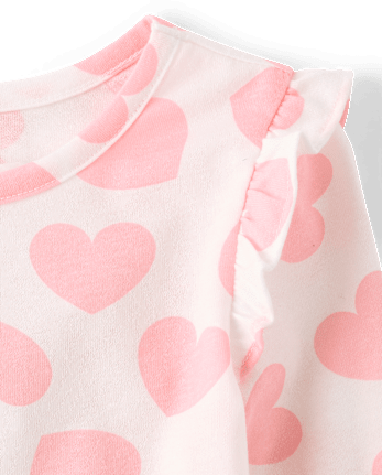 Toddler Girls Heart Flutter Top 3-Pack