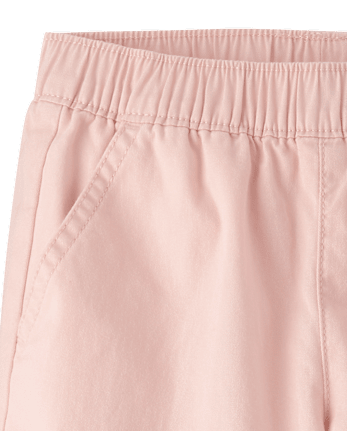 Baby And Toddler Girls Parachute Lined Pull On Cargo Jogger Pants