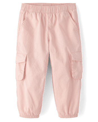 Baby And Toddler Girls Parachute Pull On Cargo Jogger Pants