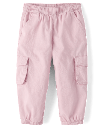 Baby And Toddler Girls Parachute Pull On Cargo Jogger Pants