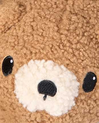 Toddler Boys Bear Slippers