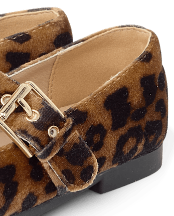 Toddler Girls Leopard Mary Jane Shoes