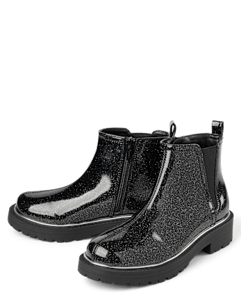 Bottines Chelsea pailletées pour filles